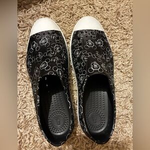 Native Shoes - Disney - Black with White Mickey
